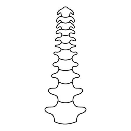 450x450 Human Spine Icon Outline Human Spine Vector Icon For Web Design