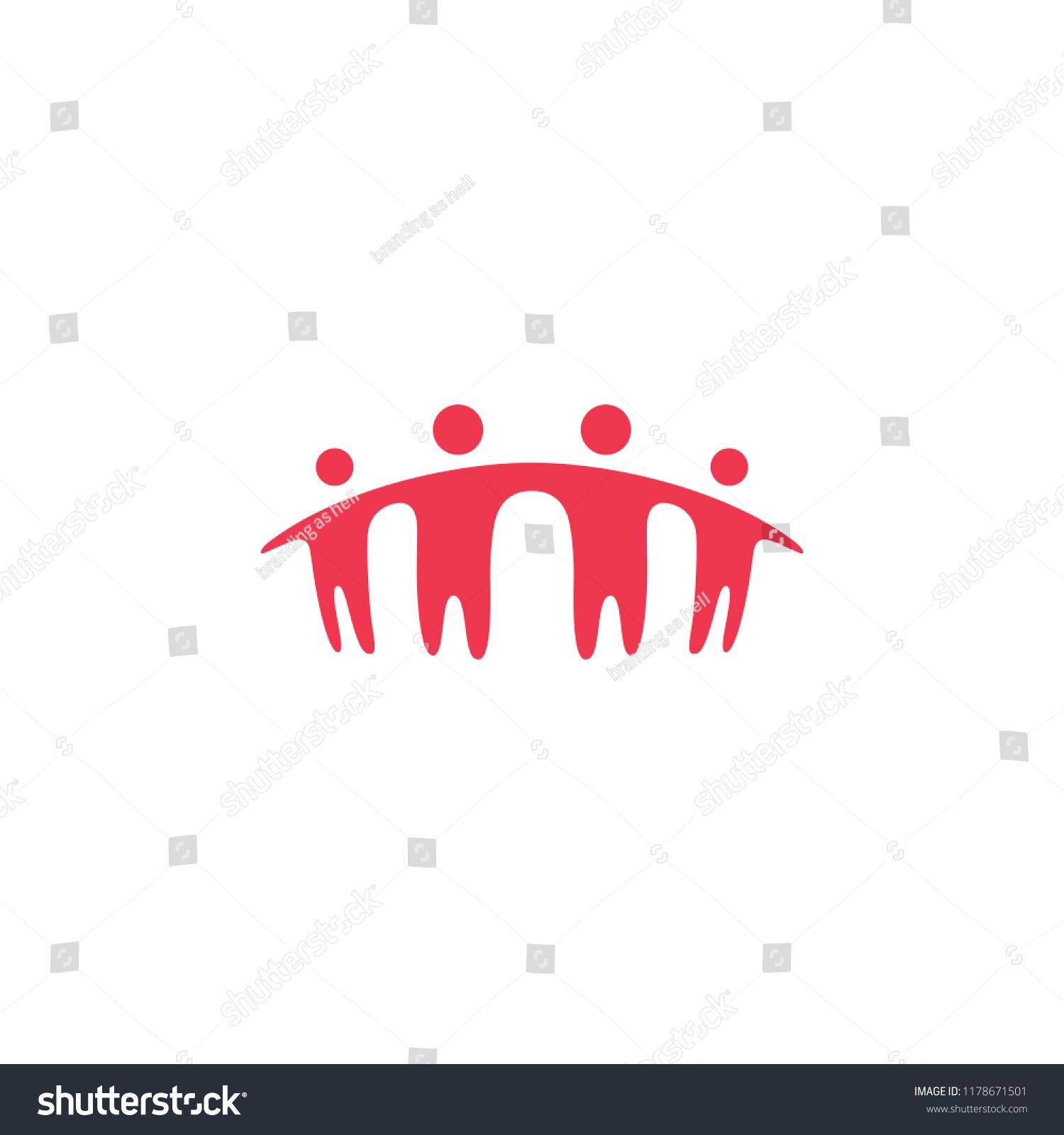 1500x1600 People Family Together Human Unity Logo Vector Icon