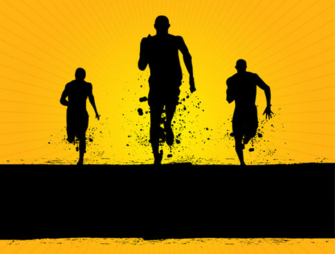 484x368 Running Free Vector Download