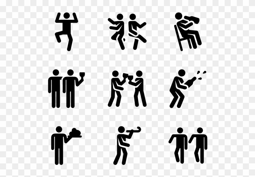840x585 Party Human Pictograms