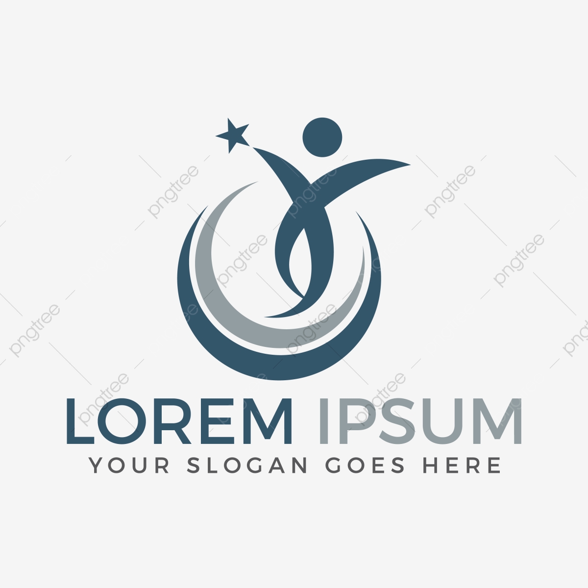 1200x1200 La Estrella De De Logotipo Estrella Humana Logo Vector