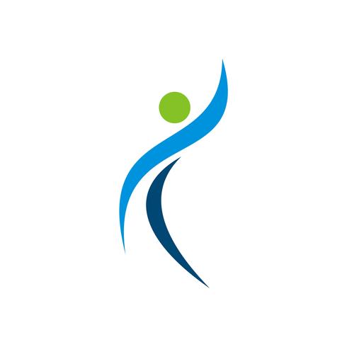 490x490 Forma Humana Logo Plantilla Vector