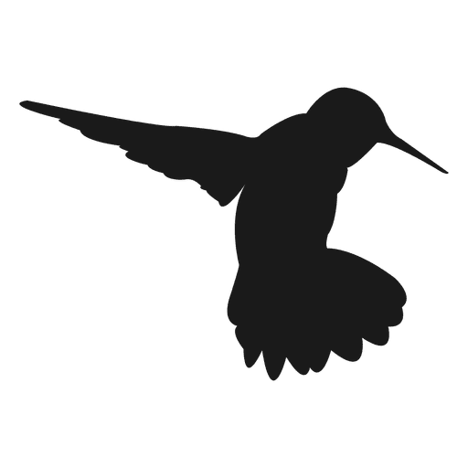 512x512 Hummingbird Silhouette