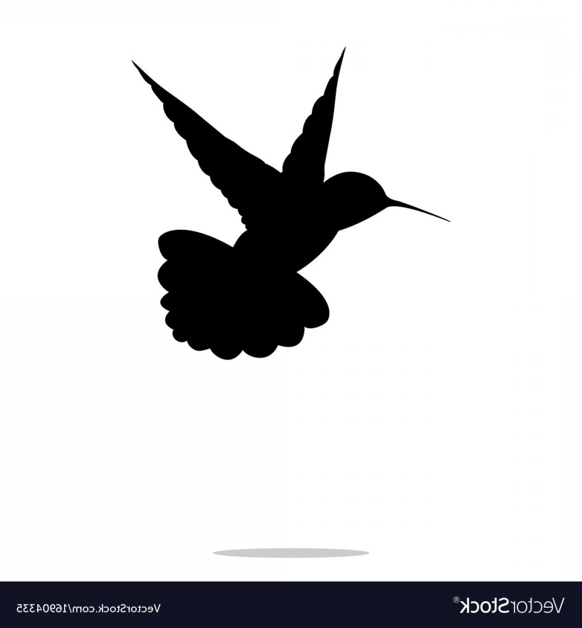 1200x1296 Hummingbird Black Silhouette Colibri Bird Animal Vector Soidergi