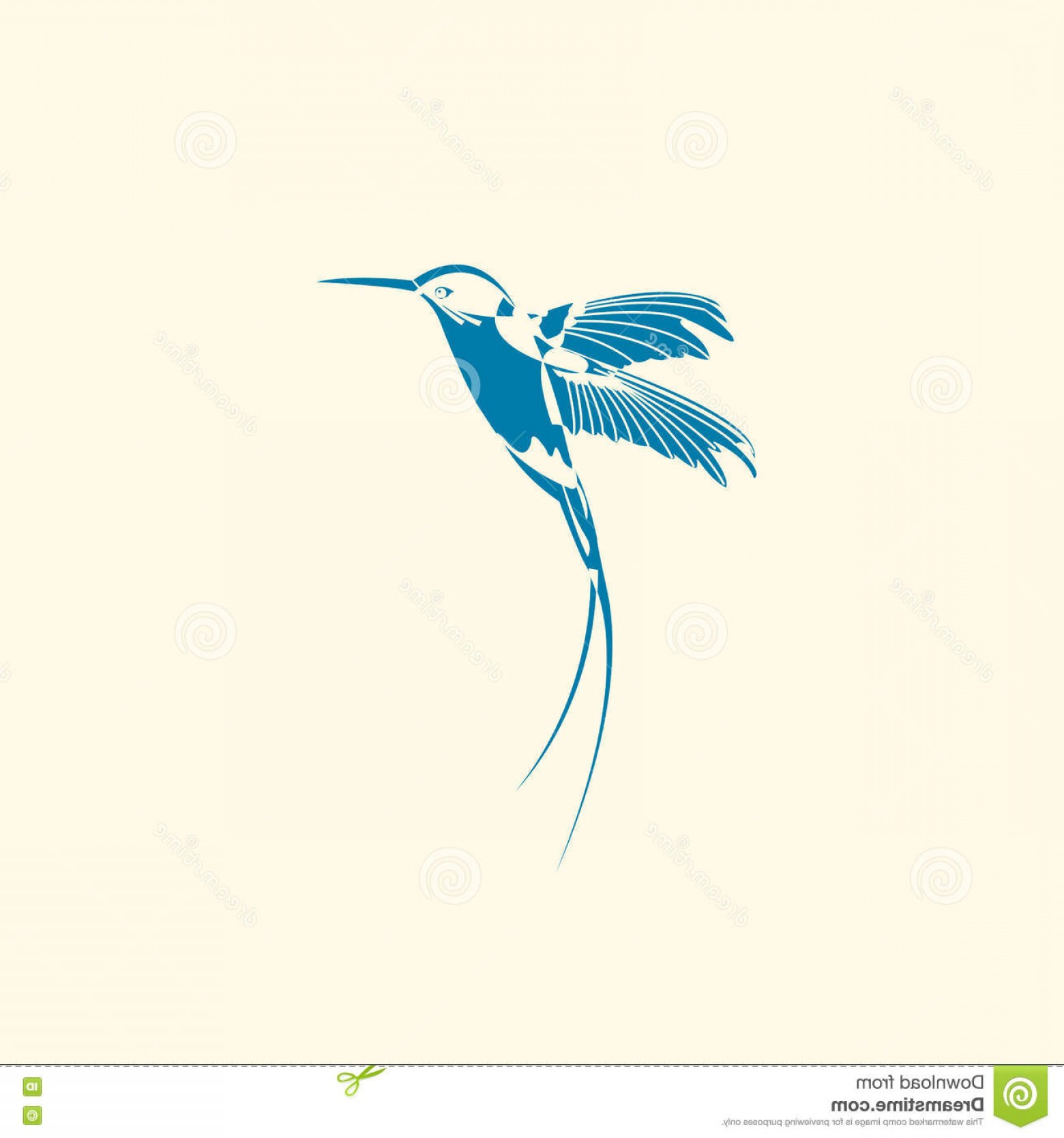 1560x1668 Stock Illustration Silhouette Hummingbird Vector Image Soidergi