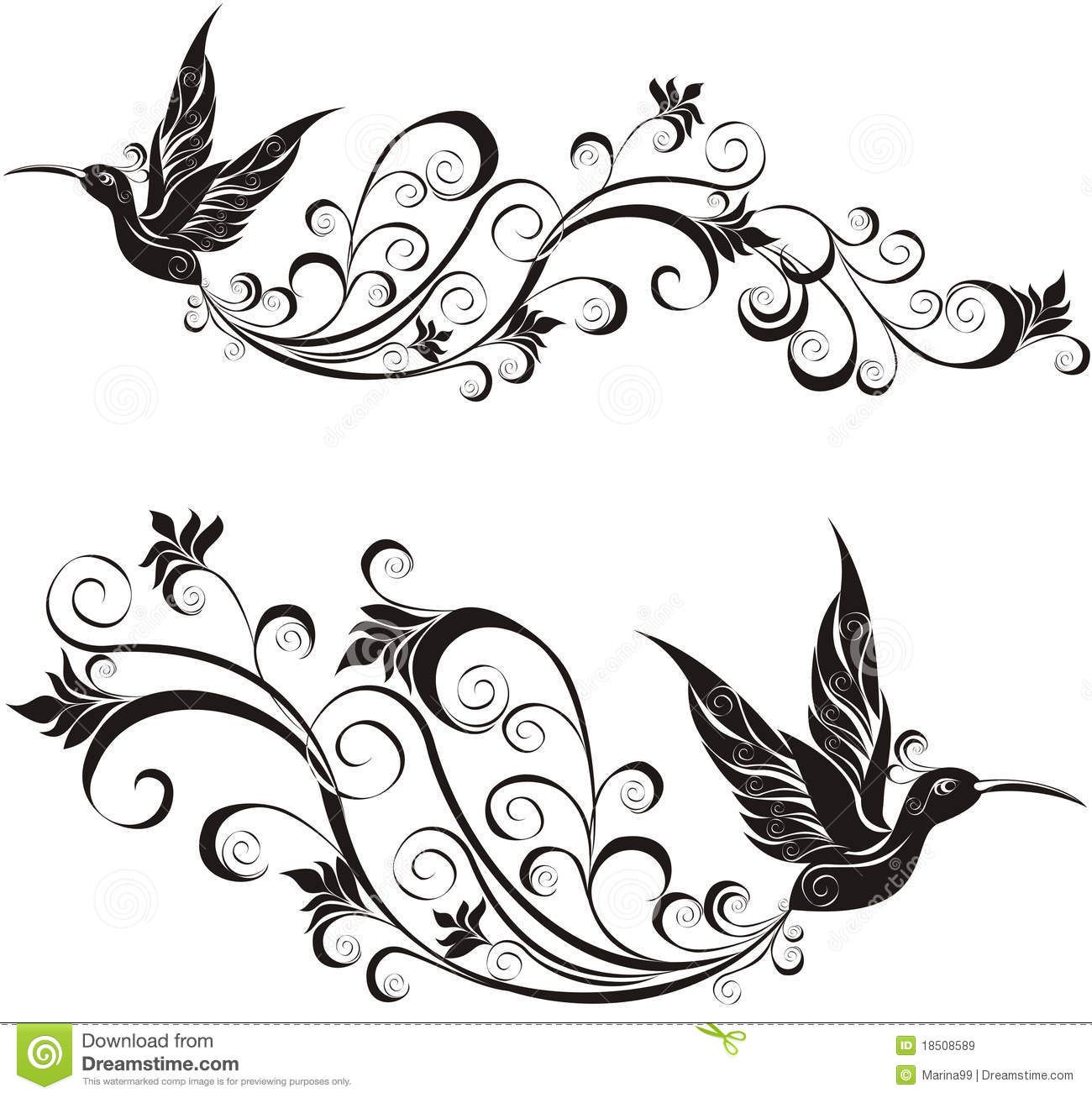 Hummingbird Vector Illustration Royalty Free Stock Images 1300x1307 Hummingbird Vector Illustration Royalty Free Stock Images