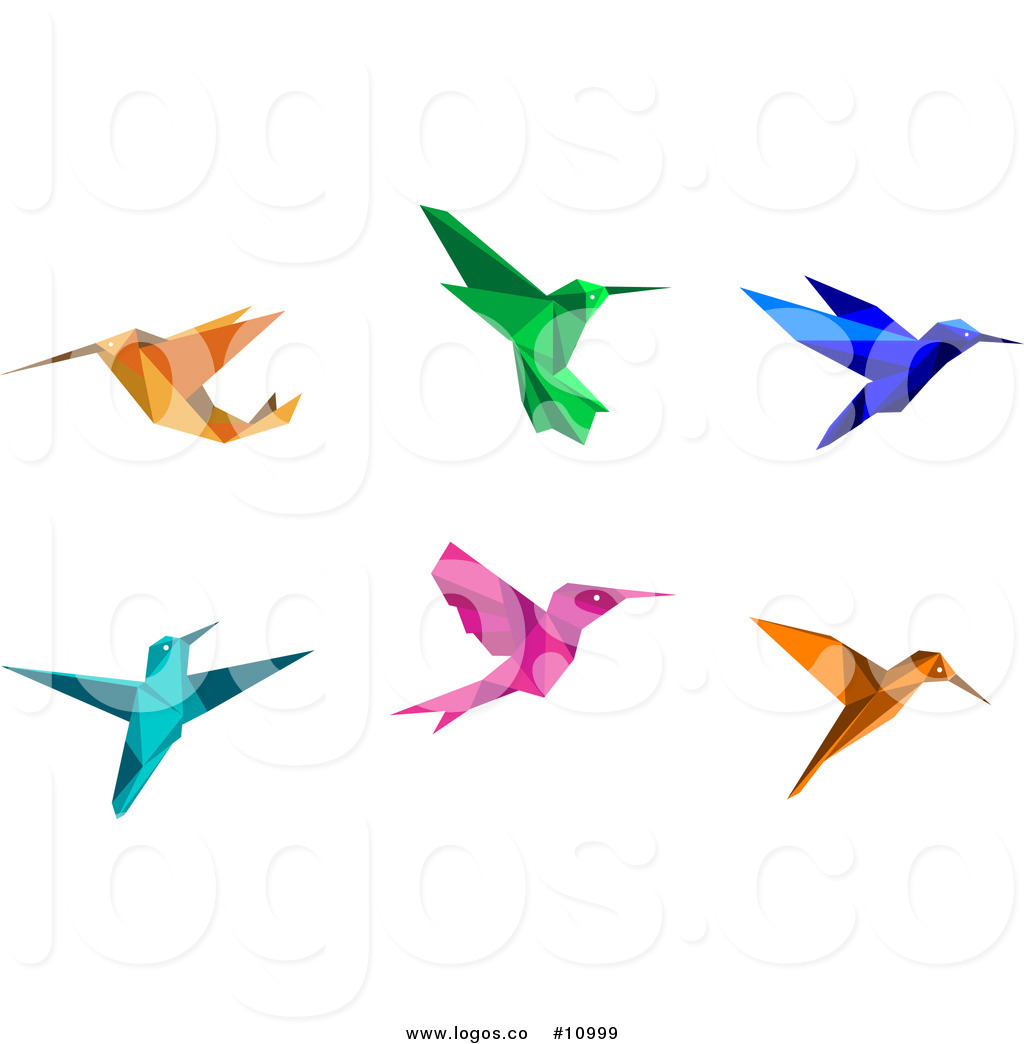 Royalty Free Clip Art Vector Logos Of Origami Hummingbirds 1024x1044 Royalty Free Clip Art Vector Logos Of Origami Hummingbirds