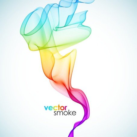 455x456 Clip Art Y Vectoriales Vector Colorido Humo