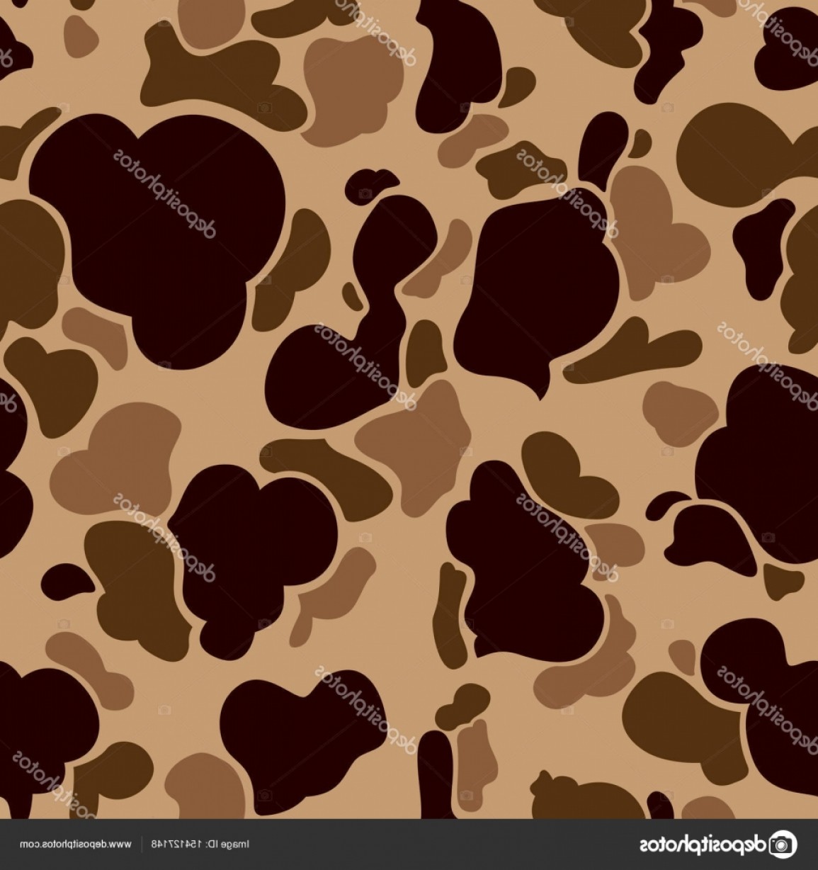 1155x1228 Stock Illustration Duck Hunter Camouflage Seamless Pattern