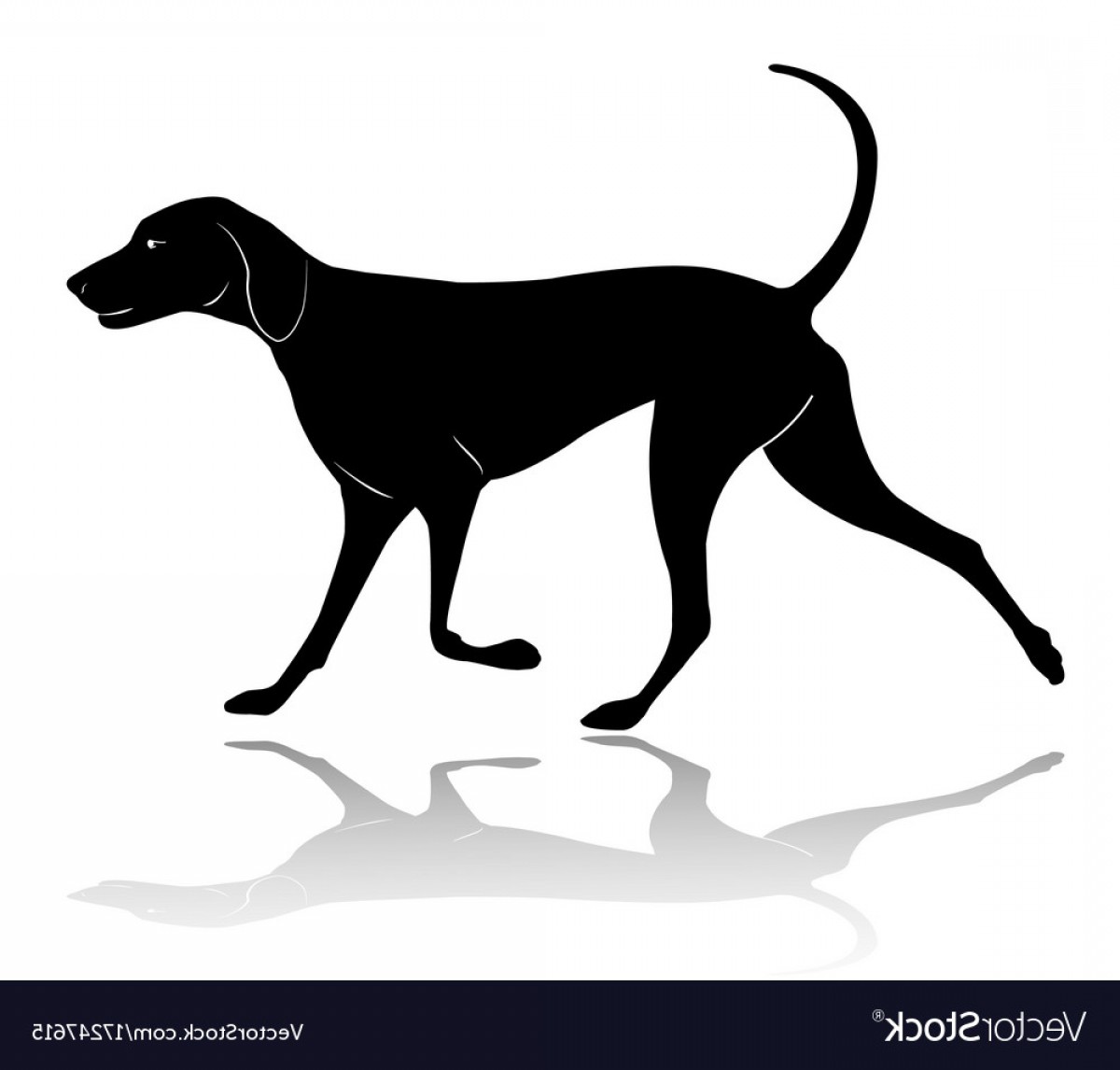 Hunting Dog Walking Silhouette Vector Wallkeeper 1200x1146 Hunting Dog Walking Silhouette Vector Wallkeeper