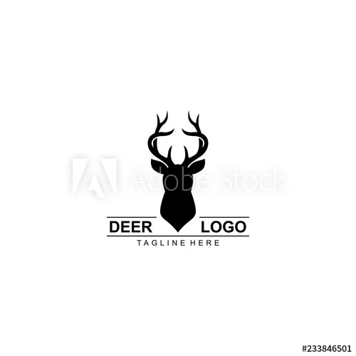 Deer Hunting Logo Vector 500x500 Deer Hunting Logo Vector