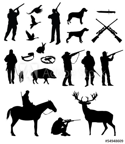 435x500 Hunting Vector Set