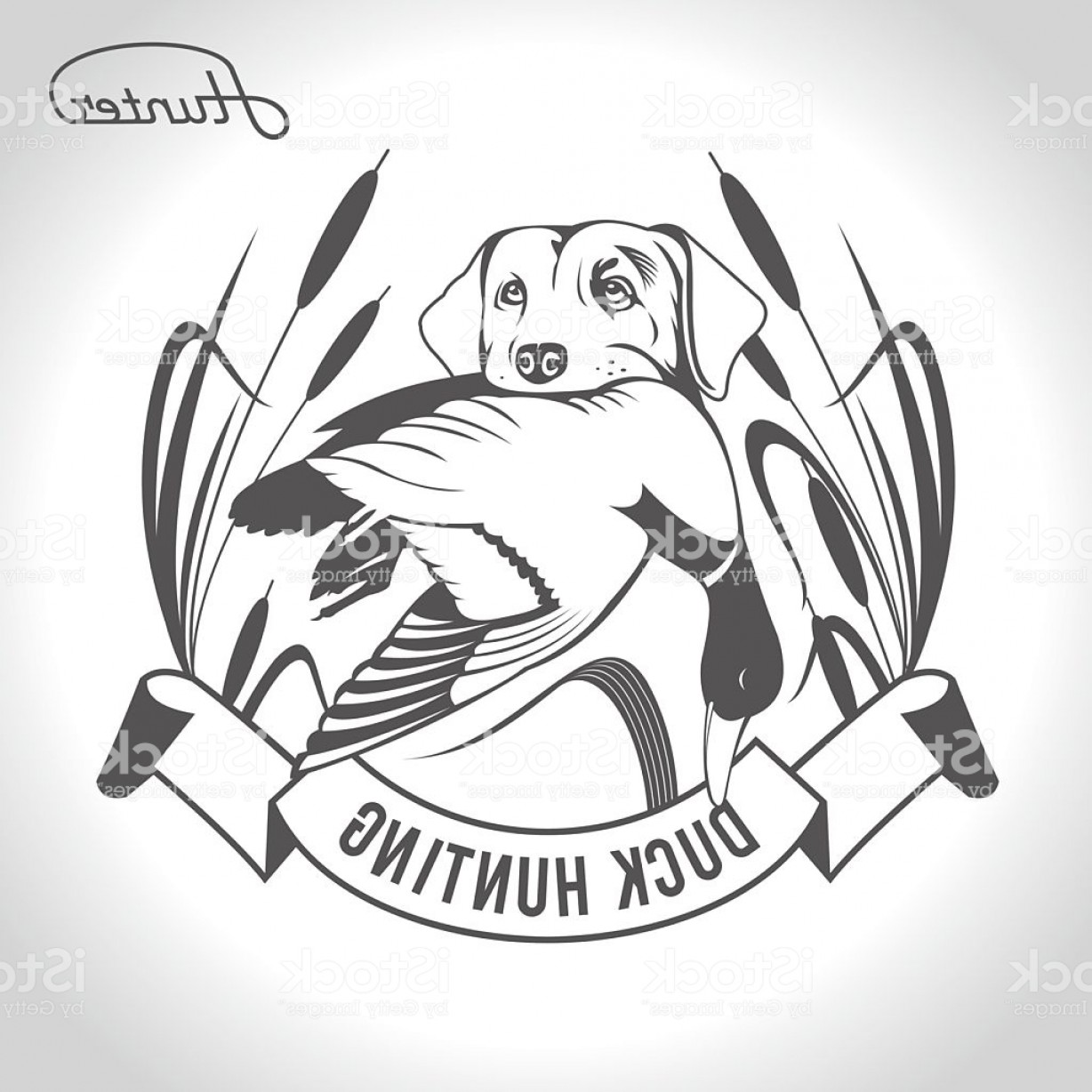 1228x1228 Duck Hunting Dog Vector Hoodamath