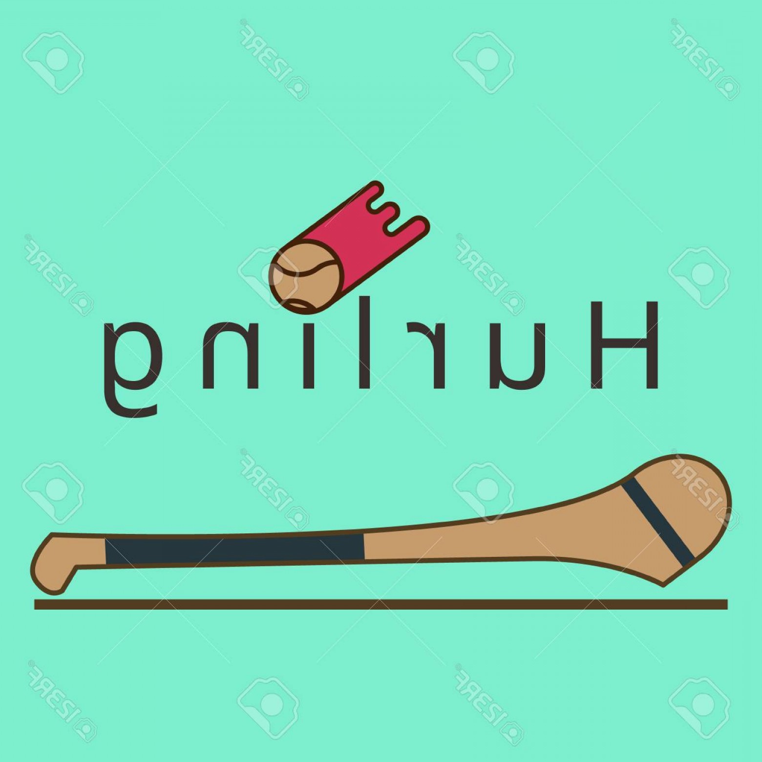 1560x1560 Photostock Vector Logo Vector Hurling Game Irish Hurling Hurley
