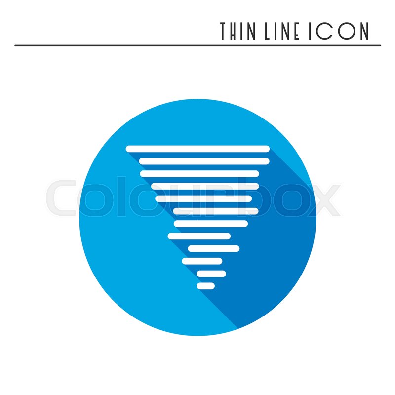 800x800 Hurricane Line Simple Icon Weather Stock Vector Colourbox
