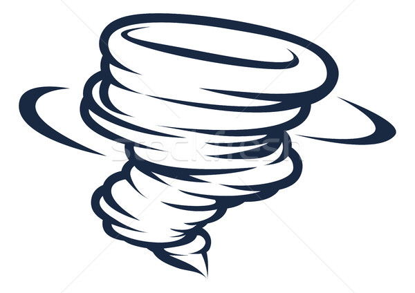 600x424 Tornado Cyclone Hurricane Twister Icon Vector Illustration