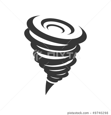 450x468 Tornado Hurricane Icon On White Background Vector