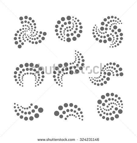 450x470 A Selection Of Stylized Black Logos Hurricane Symbol, Tornado