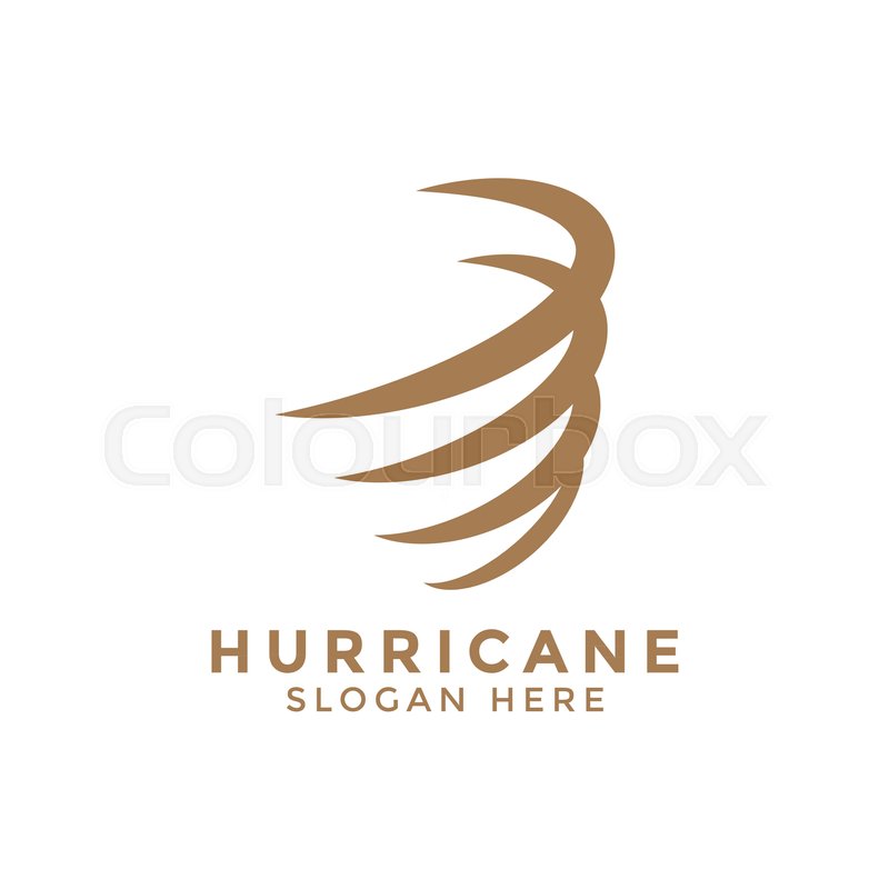 800x800 Hurricane Whirlwind Logo Icon Design Stock Vector Colourbox