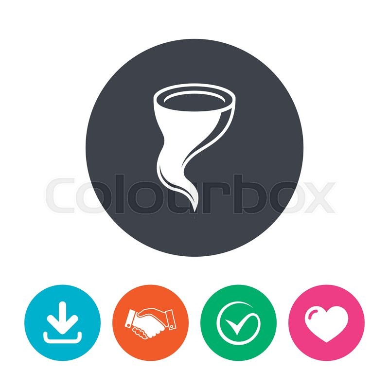 800x800 Storm Sign Icon Gale Hurricane Stock Vector Colourbox