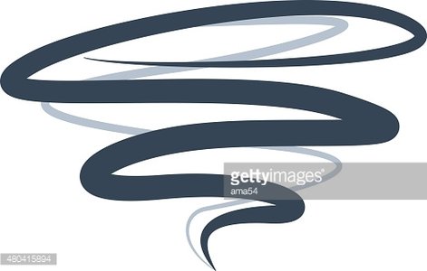 471x300 Tornado Spiral Vector Symbol Icon Of Hurricane Premium Clipart