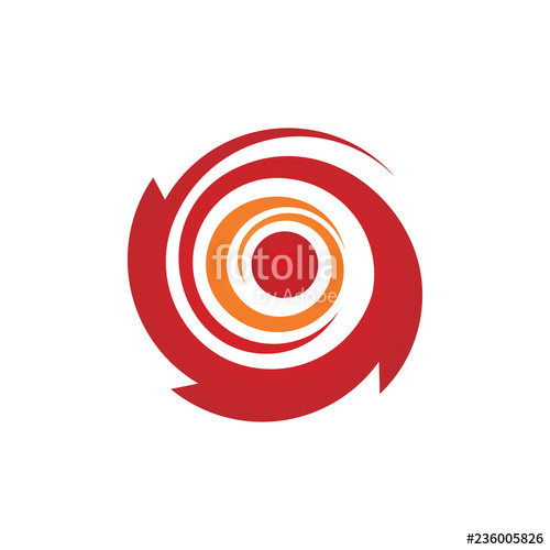 500x500 Hurricane Logo Symbol Icon Illustration Vector For Company Stock