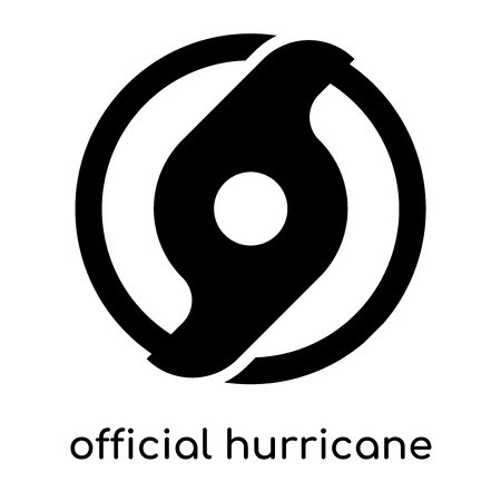 450x450 Official Hurricane Symbol Isolated On White Background For Your