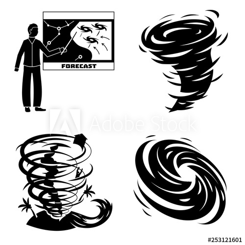 500x500 Hurricane Icons Set Simple Set Of Hurricane Vector Icons For Web