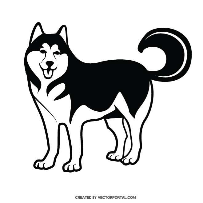 Husky Dog Vector Animal Vectors Dog Vector, Husky, Animal 660x660 Husky Dog Vector Animal Vectors Dog Vector, Husky, Animal
