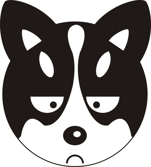 Siberian Husky Dog Vector Pattern Vector Free Download 500x552 Siberian Husky Dog Vector Pattern Vector Free Download