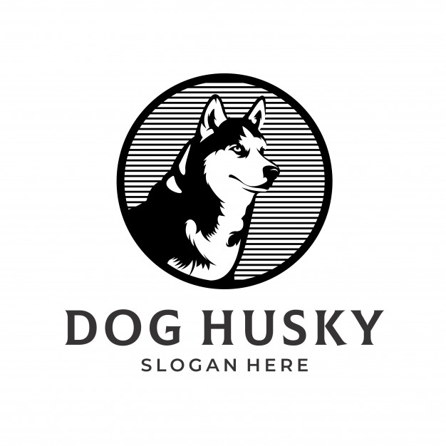 Dog Husky Logo Design Vector Template Vector Premium Download 626x626 Dog Husky Logo Design Vector Template Vector Premium Download