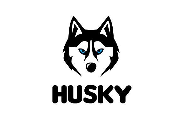 580x386 Husky Face Logo Templates