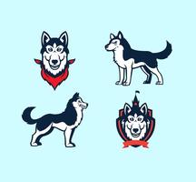 216x200 Husky Free Vector Art