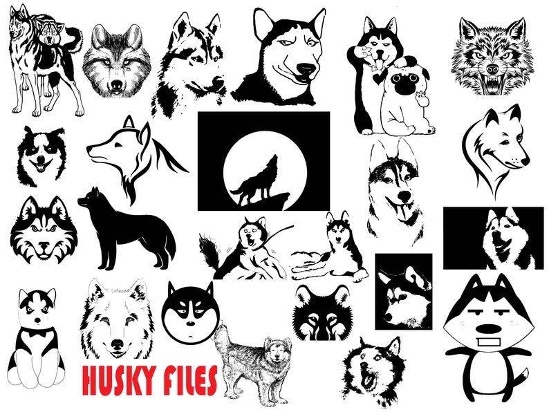 794x596 Husky Vectorhusky Svghusky Cliparthusky Fileshusky Etsy