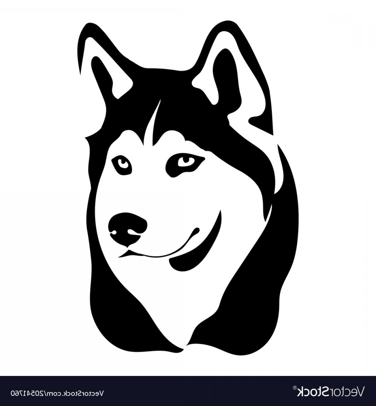 1200x1296 Portrait Of A Dog Of The Husky Vector Soidergi