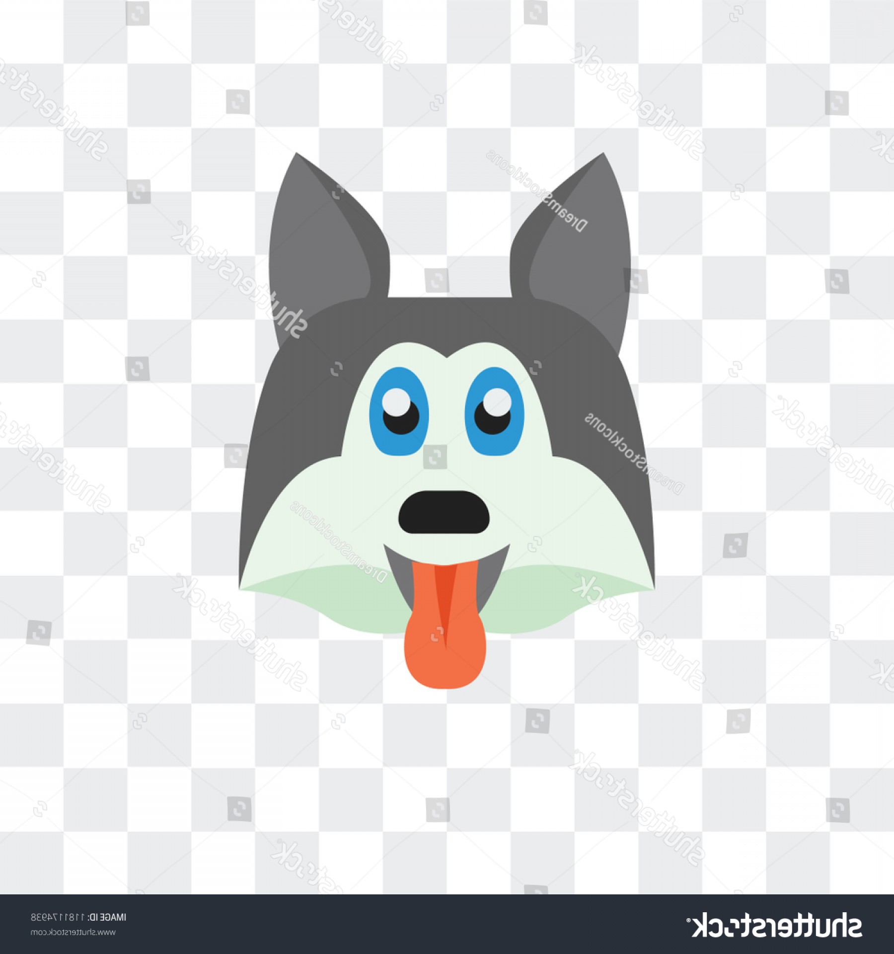 1800x1920 Siberian Husky Vector Icon Isolated On Newwaysys