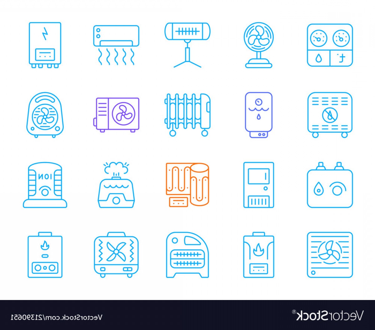 Hvac Simple Color Line Icons Set Vector Soidergi 1200x1056 Hvac Simple Color Line Icons Set Vector Soidergi