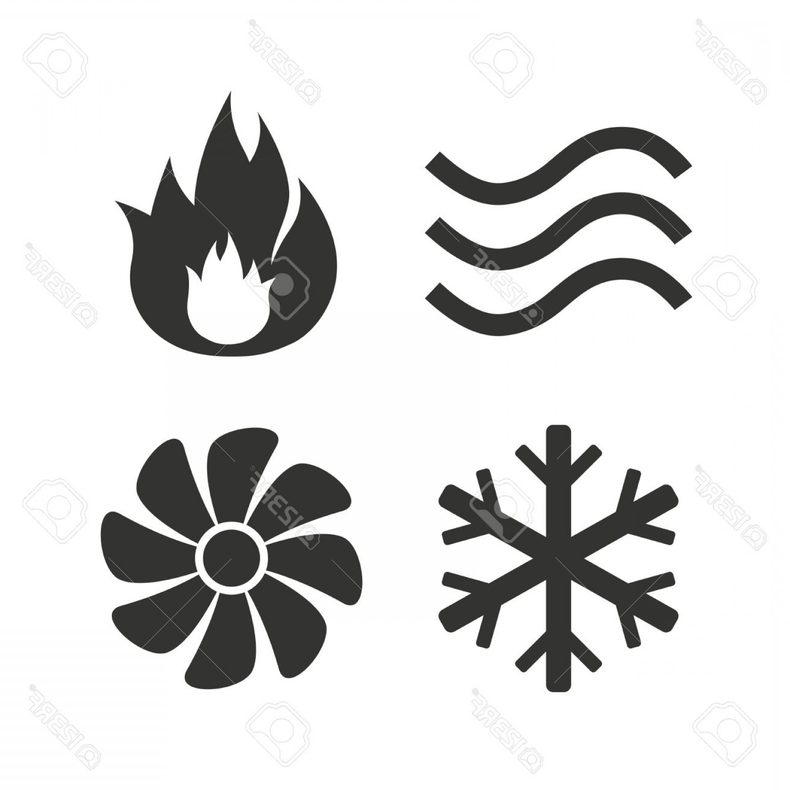 Photostock Vector Hvac Icons Heating Ventilating And Air 1560x1560 Photostock Vector Hvac Icons Heating Ventilating And Air