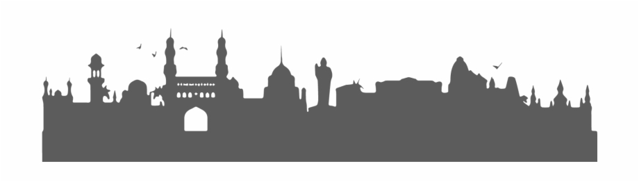 920x262 Hyderabad City Vector, Transparent Png Download For Free