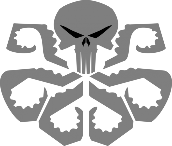 700x593 Hydra Punisher Logo Png Vector, Clipart
