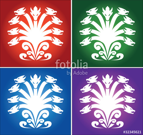 500x472 Nine Heads Hydra Stock Image And Royalty Free Vector