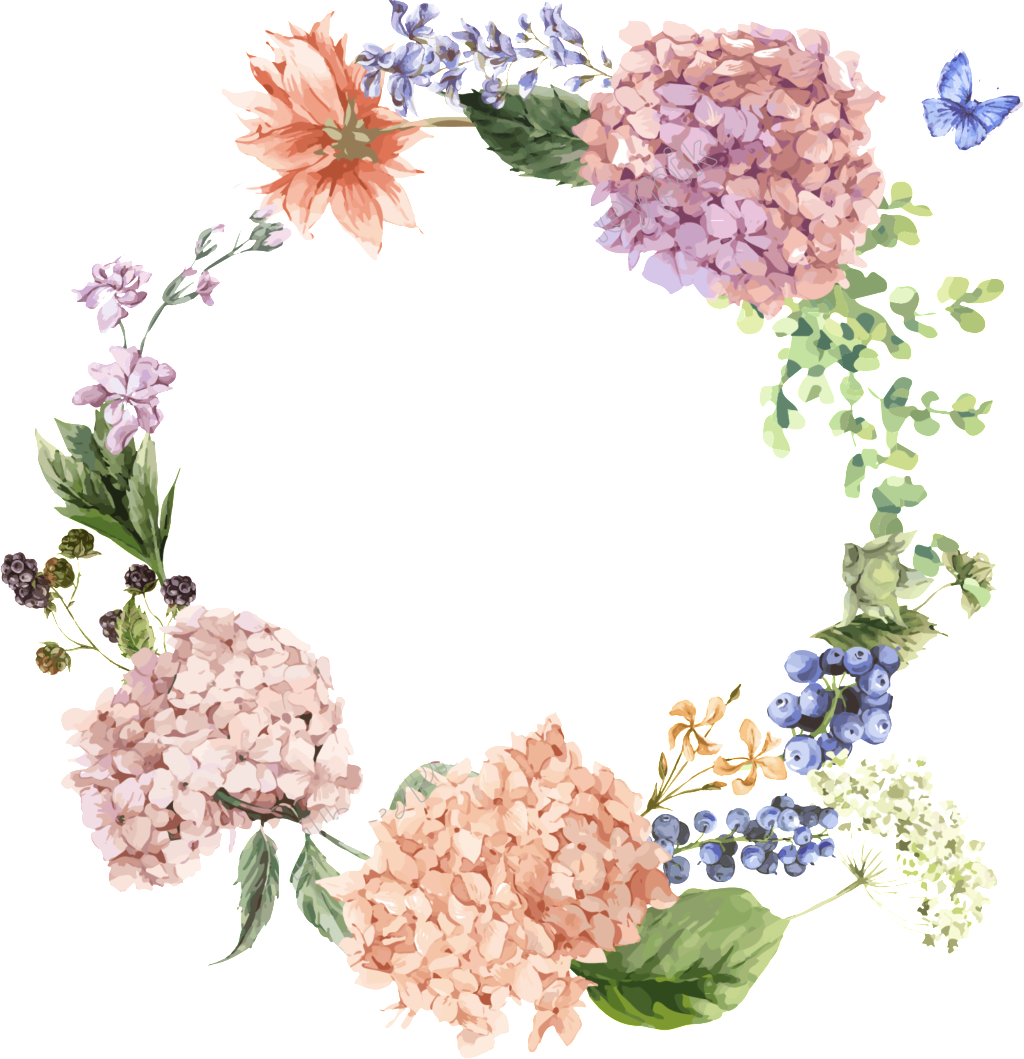 1024x1059 Hydrangea Vector Clipart Images Gallery For Free Download Myreal