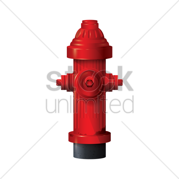 600x600 Fire Hydrant Vector Image
