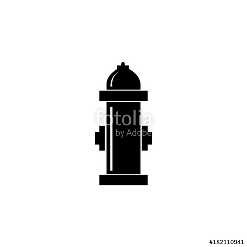 500x500 Hydrant Vector Icon Stock Image And Royalty Free Vector