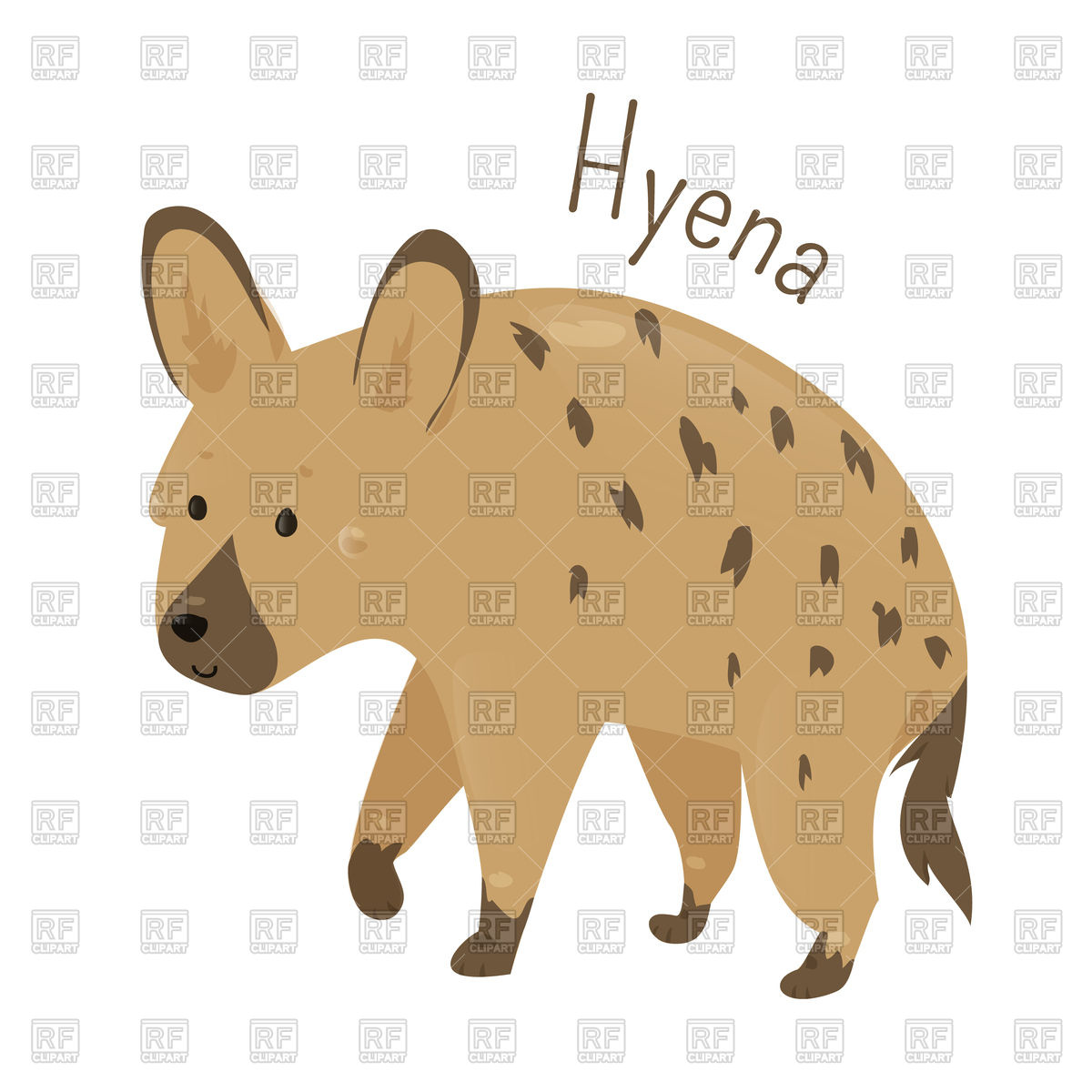 1200x1200 Hyena Vector Image Of Plants And Animals Kannaa