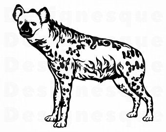 340x270 Hyena Vector Etsy