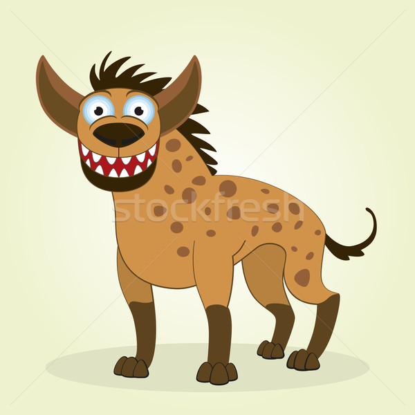 600x600 Hyena Vector Illustration Volodymyr Dmytriienko