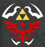 190x199 Hylian Shield Legend Of Zelda Vectorized Unisex Fleece Zip Hoodie
