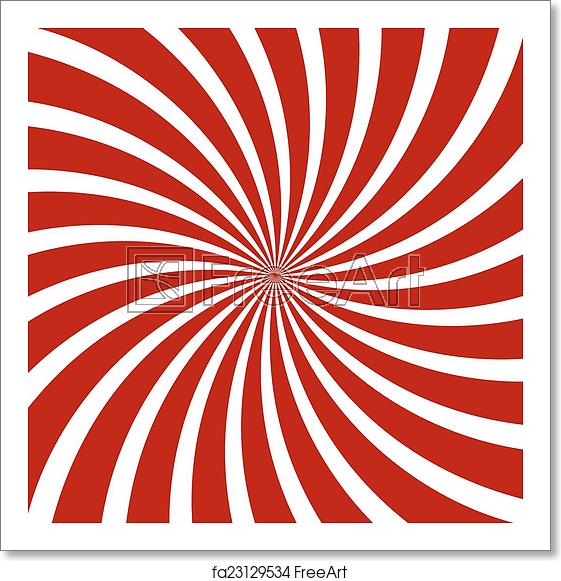 561x581 Free Art Print Of Red Hypnosis Spiral Pattern Optical Illusion