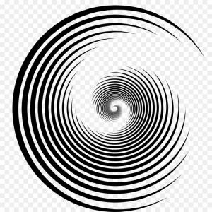 300x300 Hypnotic Spiral Psychedelic Swirl Vector Wallkeeper
